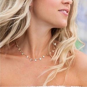 Melanie Auld Silver Disk Necklace